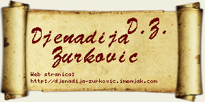 Đenadija Zurković vizit kartica